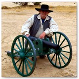30in Wood Cannon Wheel