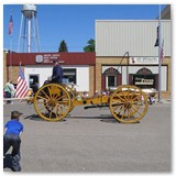 Hope Cannon in first Parade, 50 inch Cannon Wheels